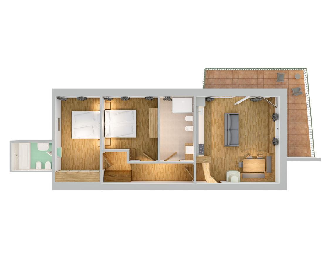 Aquila Dolomites Residence Ortisei Eksteriør bilde
