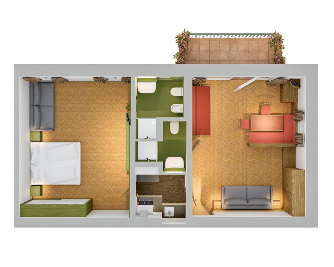 Aquila Dolomites Residence Ortisei Eksteriør bilde