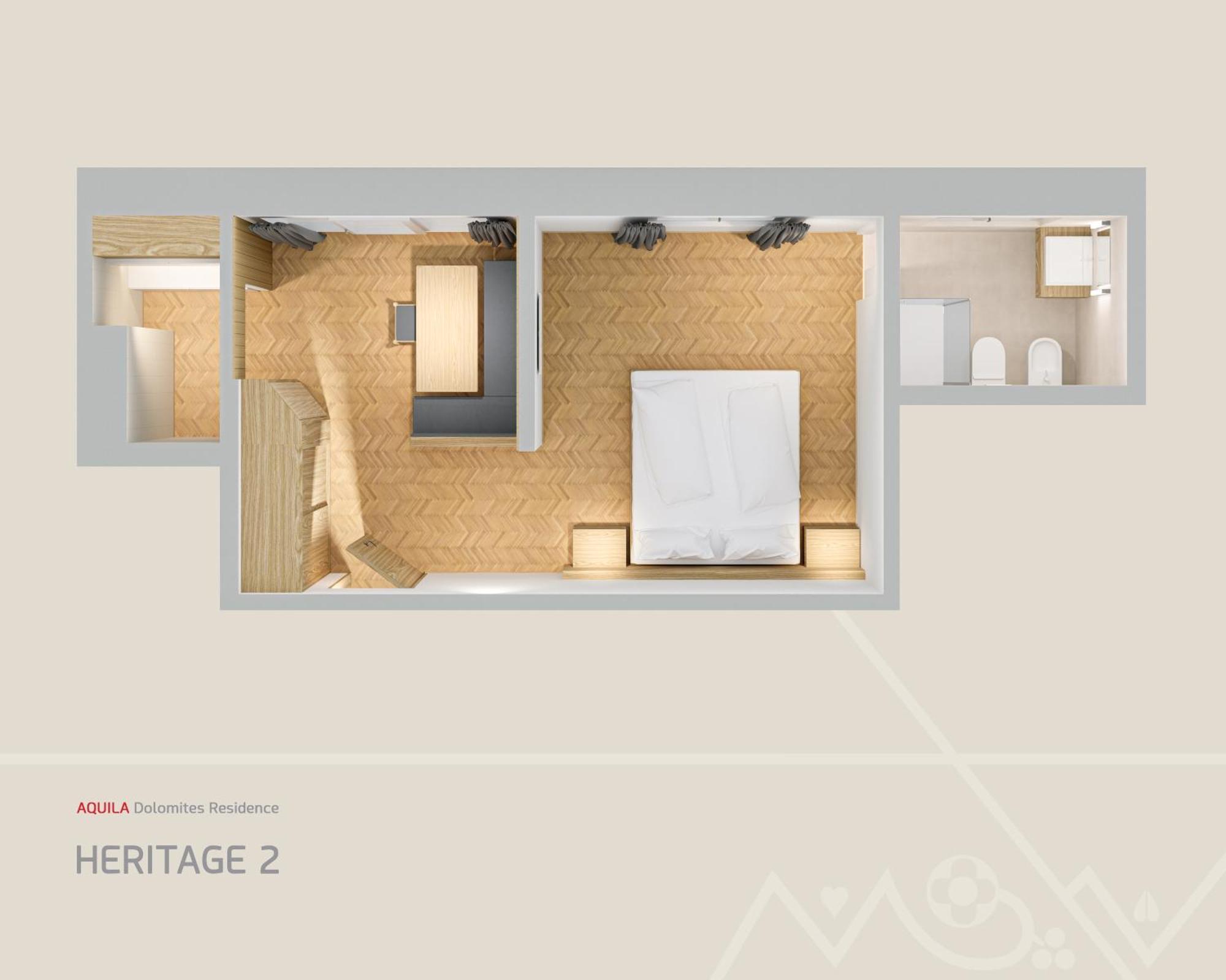 Aquila Dolomites Residence Ortisei Eksteriør bilde